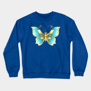 Mechanical Robot Butterfly Crewneck Sweatshirt